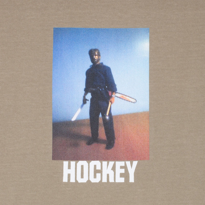Hockey Weapon Man T-Shirt - Khaki