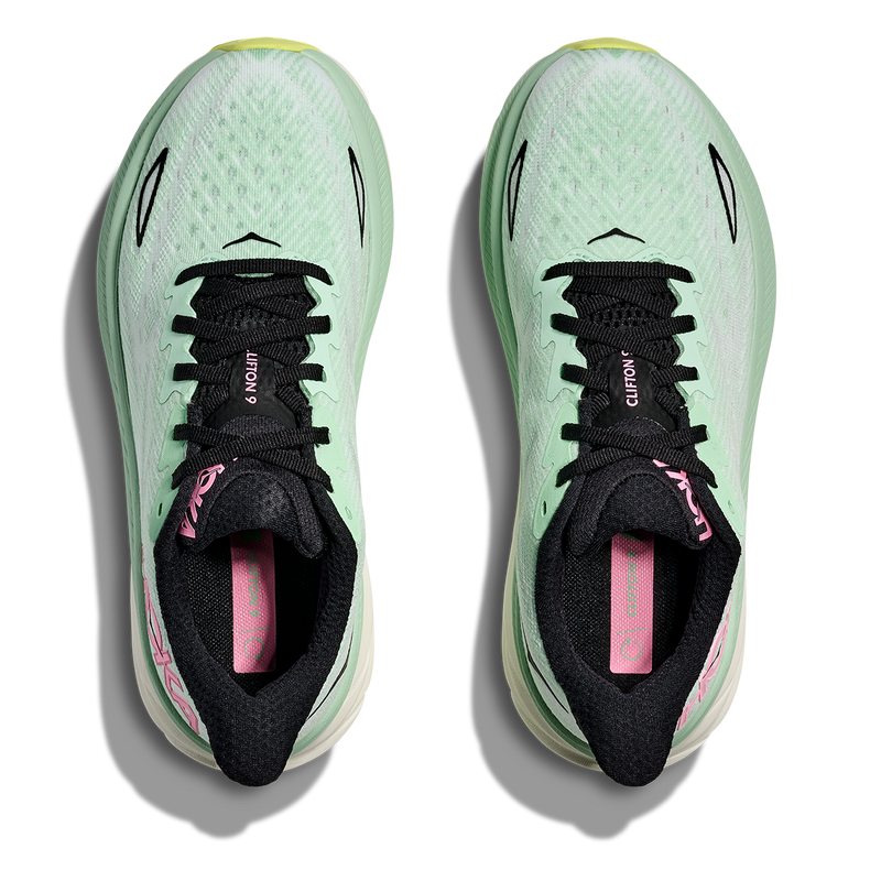 Hoka Clifton 9 - Mint Fluorite - Snow Melt