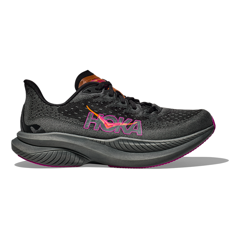 Hoka Mach 6 - Black - Fuchsia