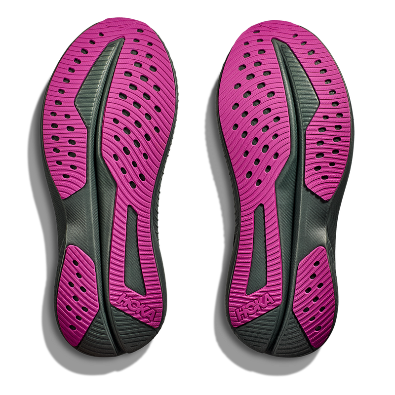 Hoka Mach 6 - Black - Fuchsia