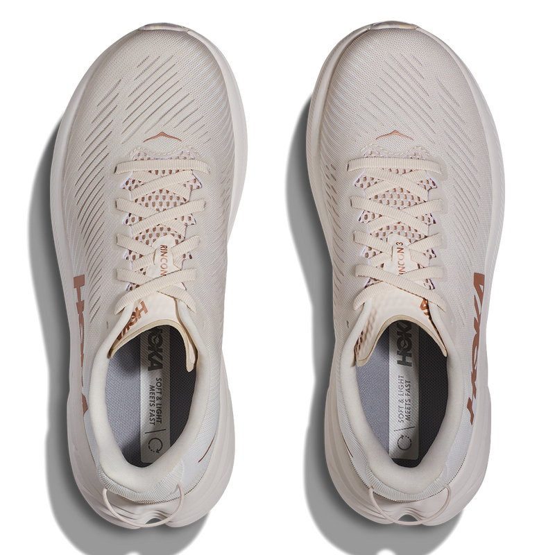 Hoka Rincon 3 - Eggnog - Rose Gold