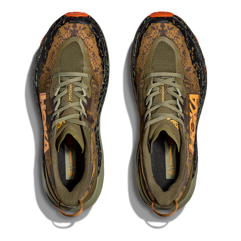 Hoka Speedgoat 6 - Antique Olive - Squash