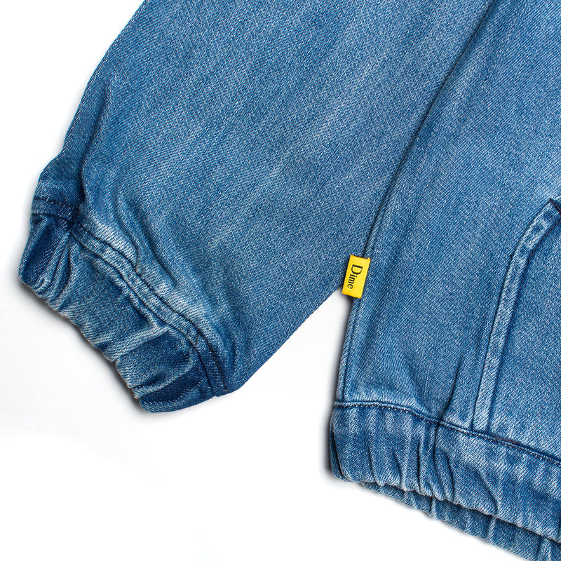 Dime Hooded Denim Bomber