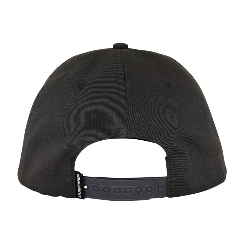 Independent Bar Logo Snapback Hat - Charcoal
