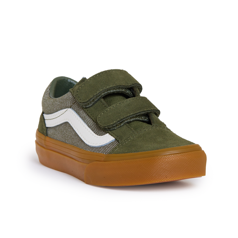 Kids Old Skool - Denim/Green