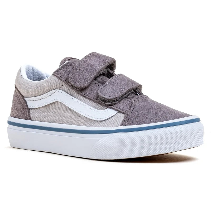 Kids Old Skool Velcro - Driftwood