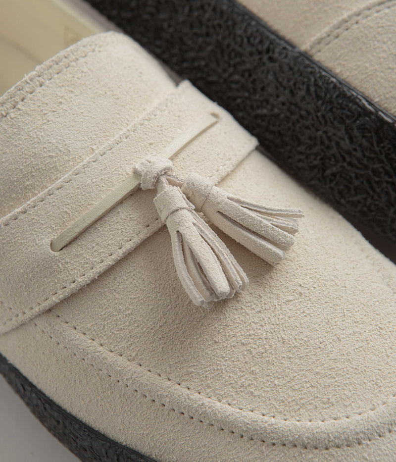 Last Resort AB VM005 Loafer Shoes in Cream and Black