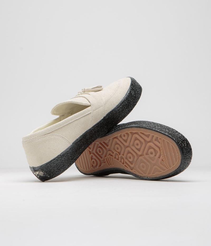 Last Resort AB VM005 Loafer Shoes in Cream and Black