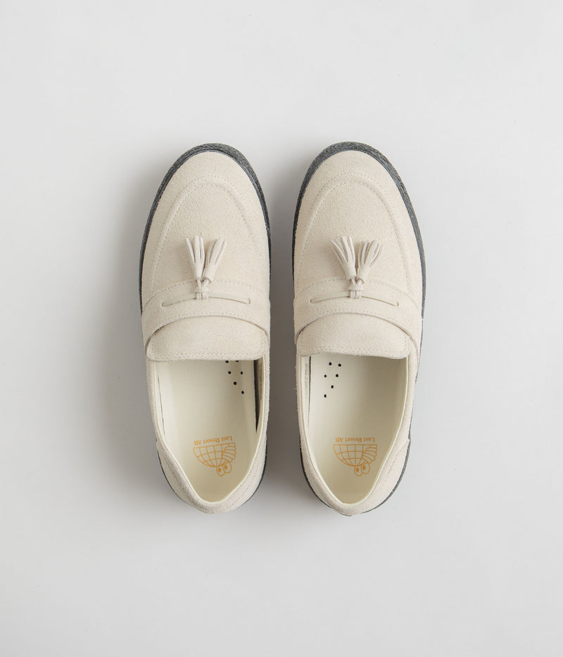 Last Resort AB VM005 Loafer Shoes in Cream and Black