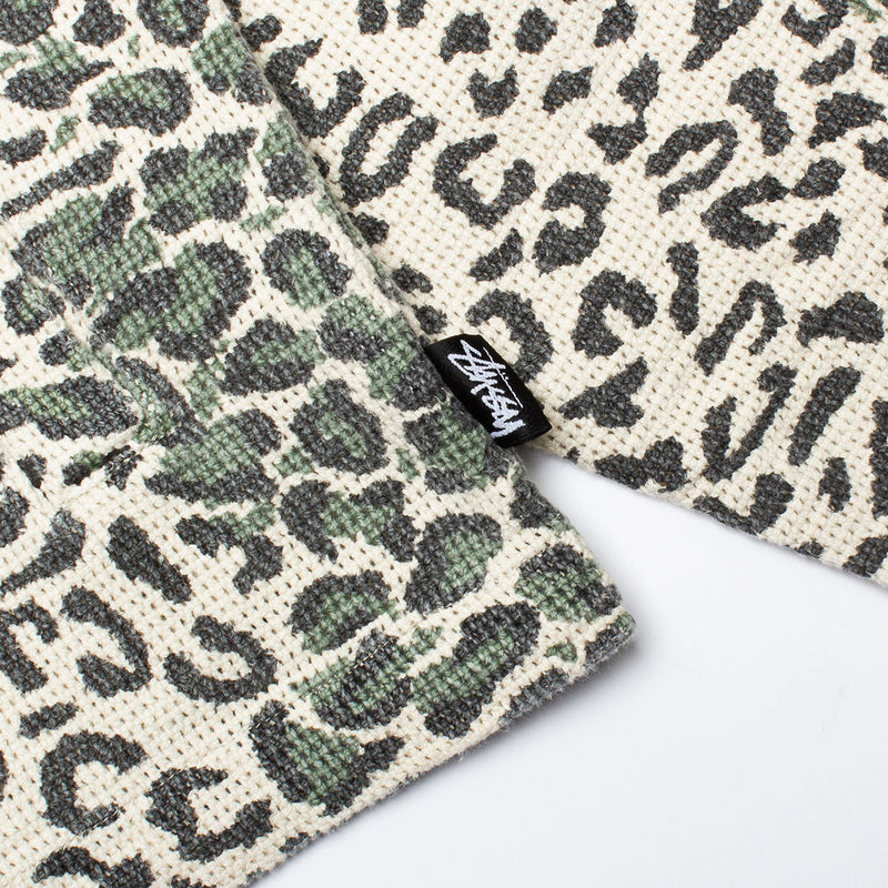 Stussy Leopard Mesh Zip Jacket