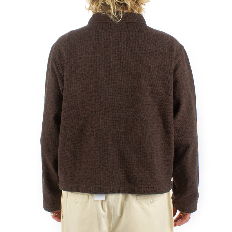 Stussy Leopard Mesh Zip Jacket