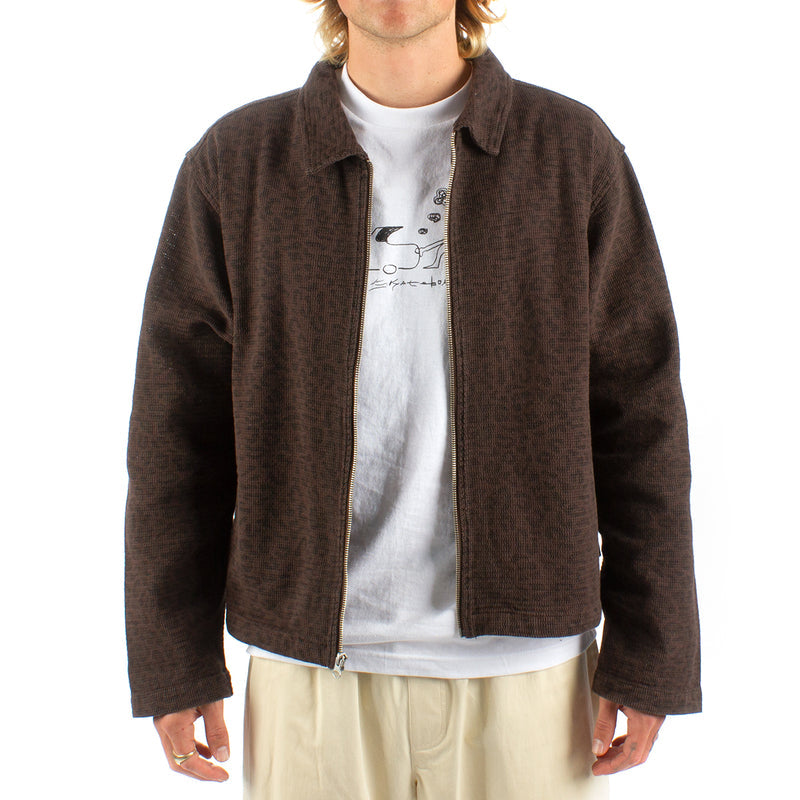 Stussy Leopard Mesh Zip Jacket