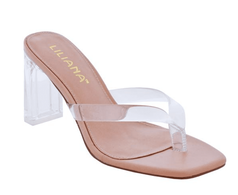 Liliana Aura-2 Clear Low Heels