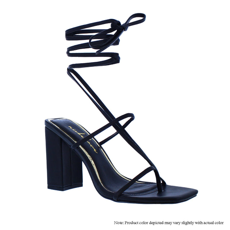 Liliana Beluga-3 Square Open Toe Heel