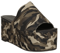 Liliana Budza-5 Classic Neoprone Open Toe Platform Sandal Camouflage