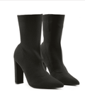 Liliana Flashy-1 Pointed Toe Ankle Booties