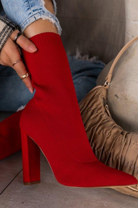 Liliana Flashy-1 Pointed Toe Ankle Booties