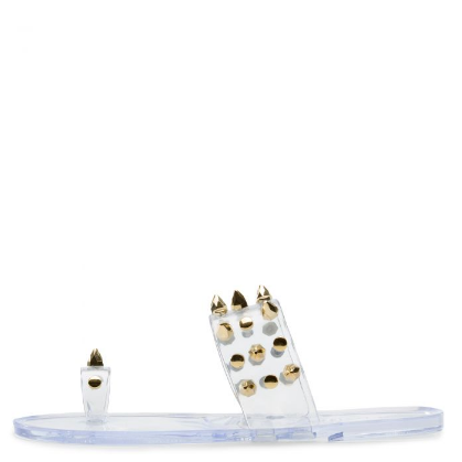 Liliana Jelli-89 Toe Ring Sandals Clear