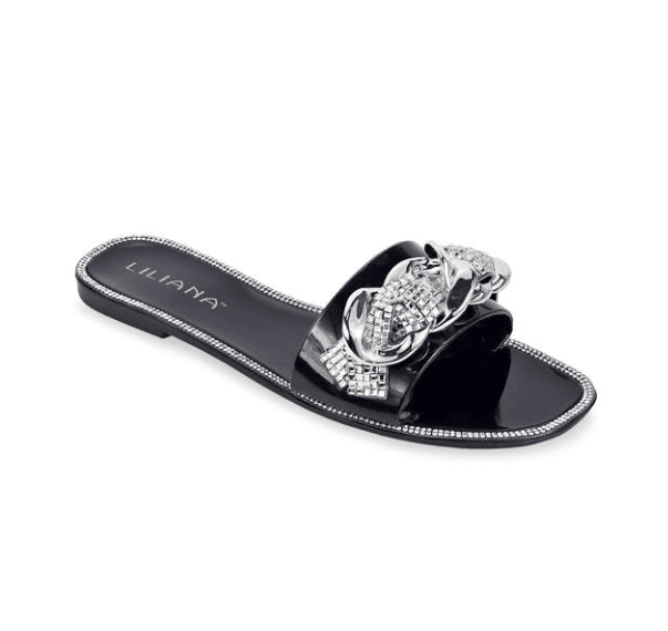 Liliana Jelli-96 Women Jelly Sandals Slides Shoes, Women's Mules Slip On Shoes