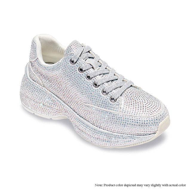 Liliana Queendom-2 Rhinestone Low Top Sneakers