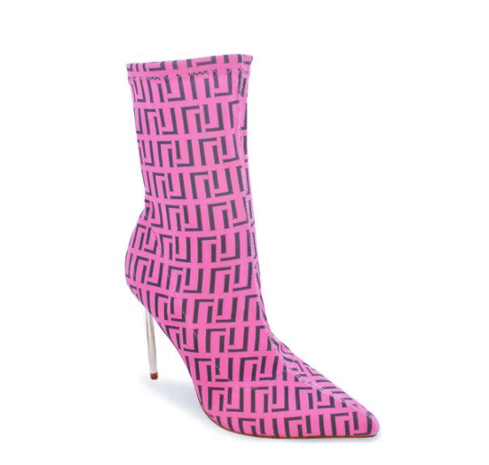 Liliana Resha-2 Clear Heel Bootie
