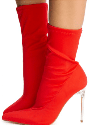Liliana Resha-2 Clear Heel Bootie
