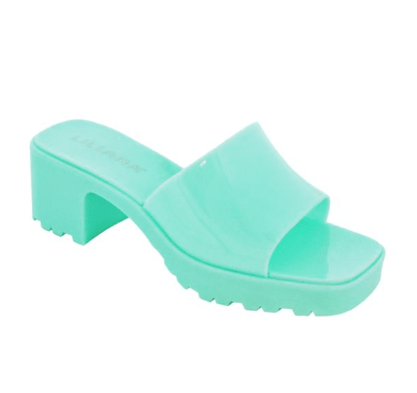 Liliana Rude-1 Jelly Slide Heel Sandals