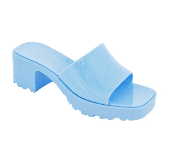 Liliana Rude-1 Jelly Slide Heel Sandals