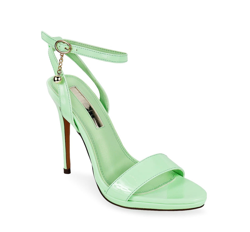 Liliana Sandee-1 Ankle Strap Open Toe High Dress Heel Sandals
