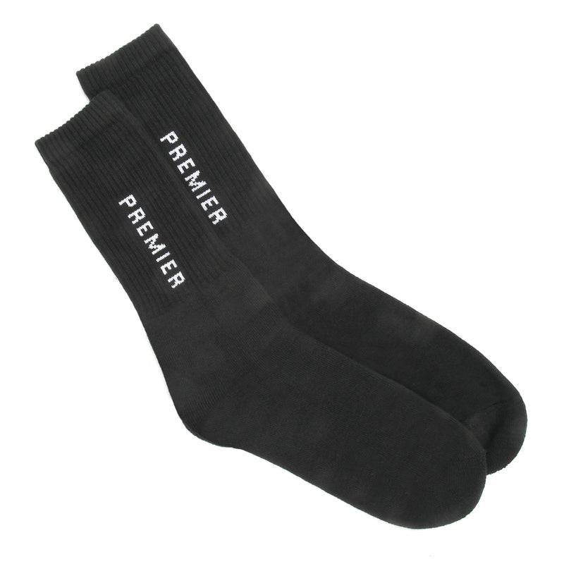 Logo Crew Sock Black / White