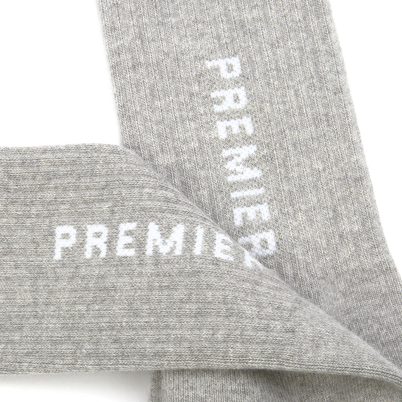Premier Logo Crew Sock Grey