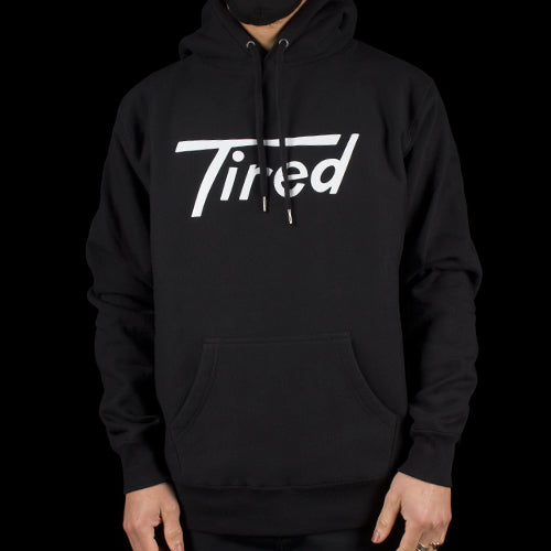 Tired Long T Logo Hoodie