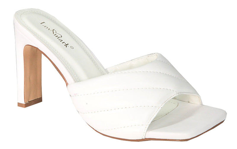 Lov Mark Birch-1 Square Open Toe Heel Sandals