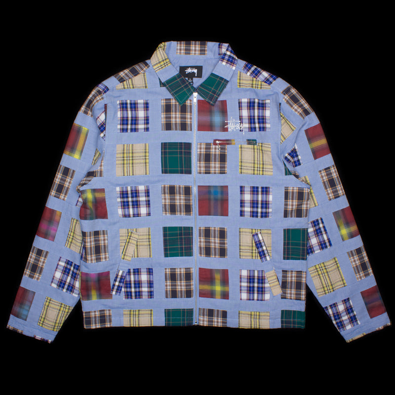 Stussy Madras Patchwork Zip Jacket