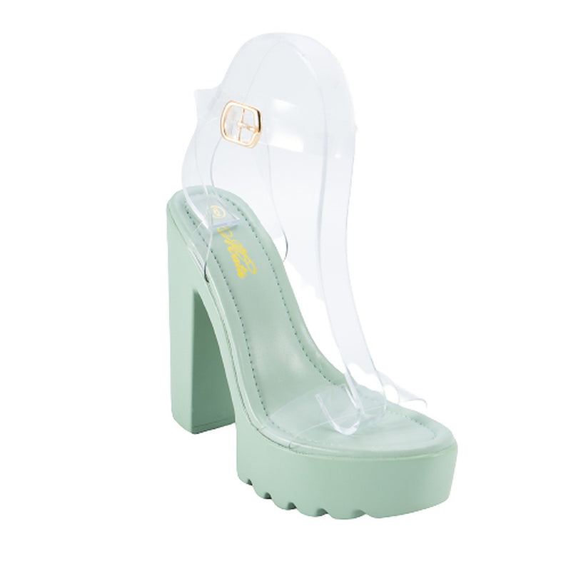 MATA She Is Thick Chunky Heel Platform Sandal