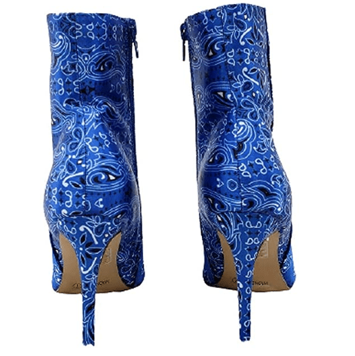 Mata Shoes Madness-1 Pointed Toe Stiletto High Heel Ankle Boots Booties