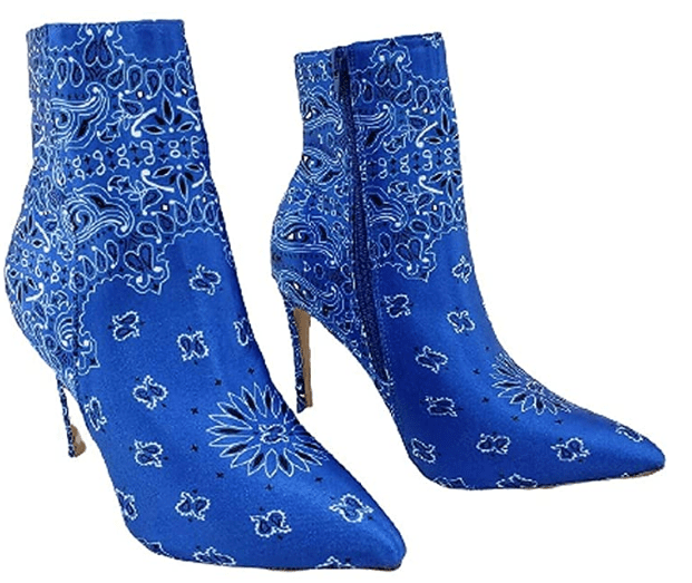 Mata Shoes Madness-1 Pointed Toe Stiletto High Heel Ankle Boots Booties