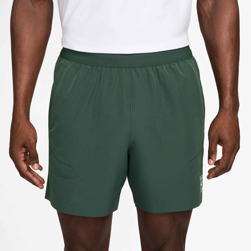 Men's Court Advantage Dri-FIT 6" Tennis Shorts in Fir