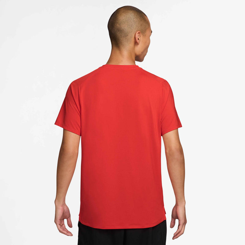 Men's Court Advantage Dri-FIT Tennis Top in Chile Red/White