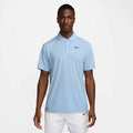 Men's Court Dri-FIT Tennis Polo in Celestine Blue/Black