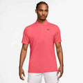 Men's Court Dri-FIT Tennis Polo in Hot Lava/Black
