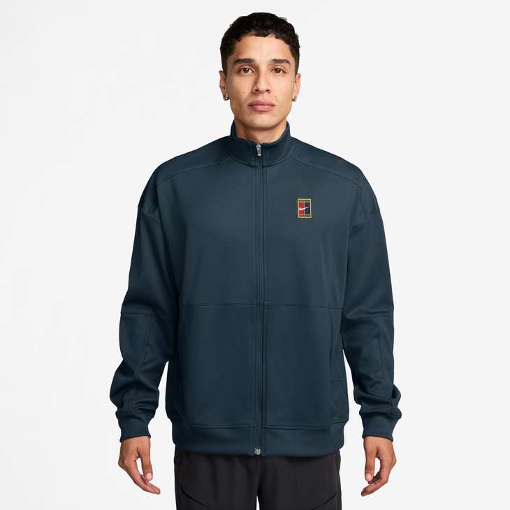 Men's Court Heritage Tennis Jacket in Armory Navy/Armory Navy