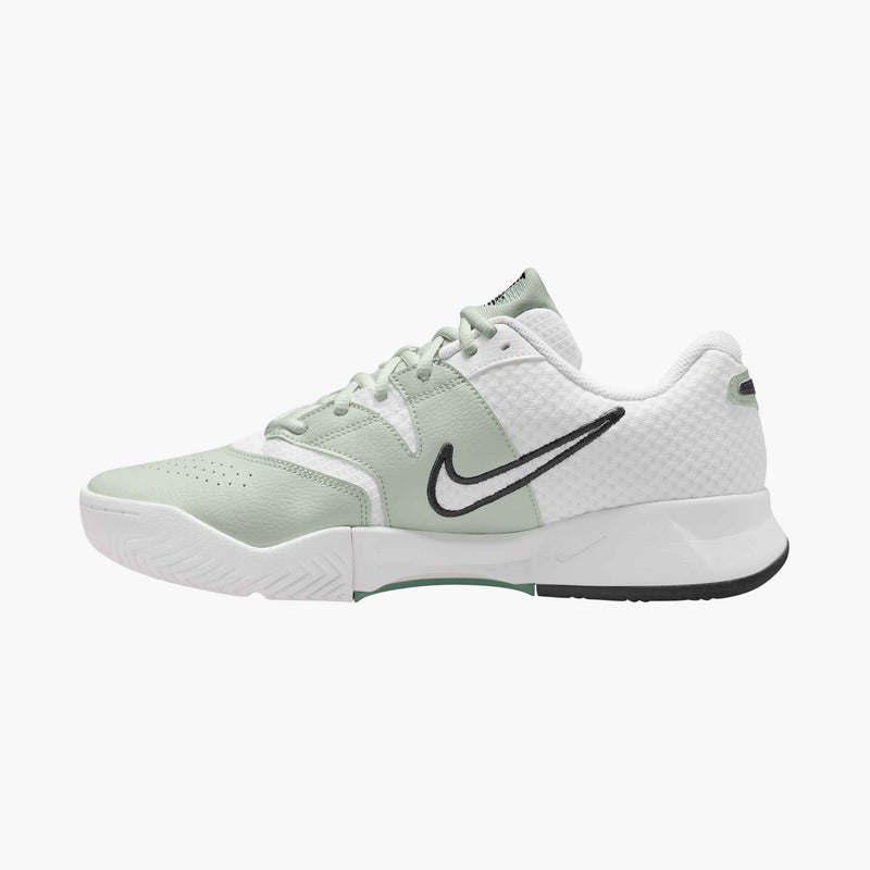 Men's Court Lite 4 Tennis Shoes in White/Black-Light Silver-Steam