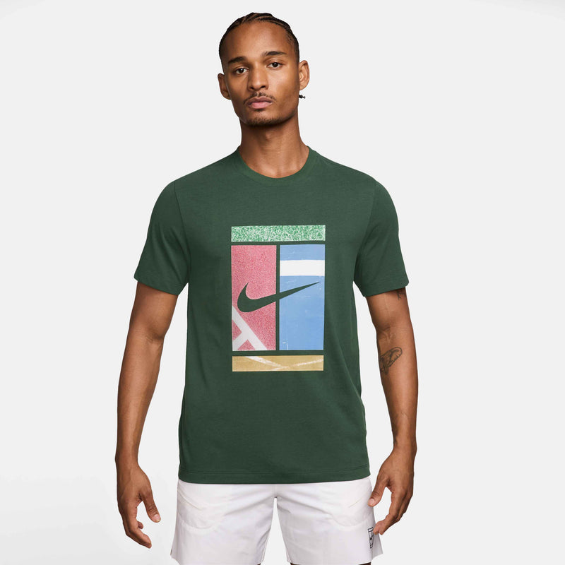 Men's Court Playera Dri-FIT para hombre in Fir