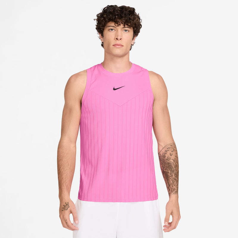 Men's Court Slam Dri-FIT ADV Tennis Tank Top in Playful Pink