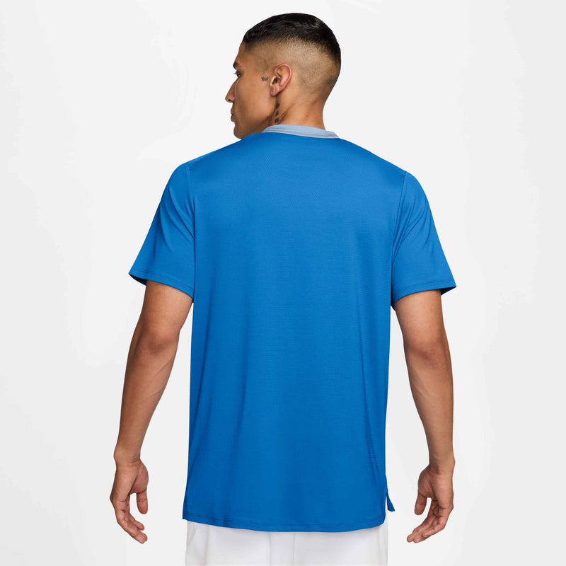 Men's Court Tennis T-Shirt in Lt Photo Blue/Hydrogen Blue/White