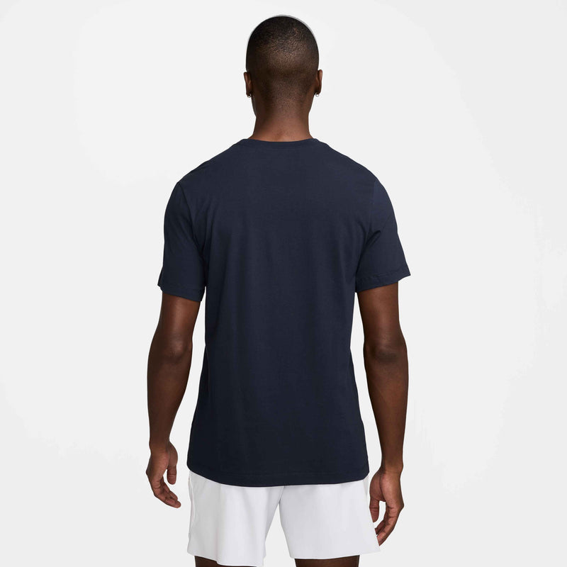 Men's Court US Open Tee in Obsidian