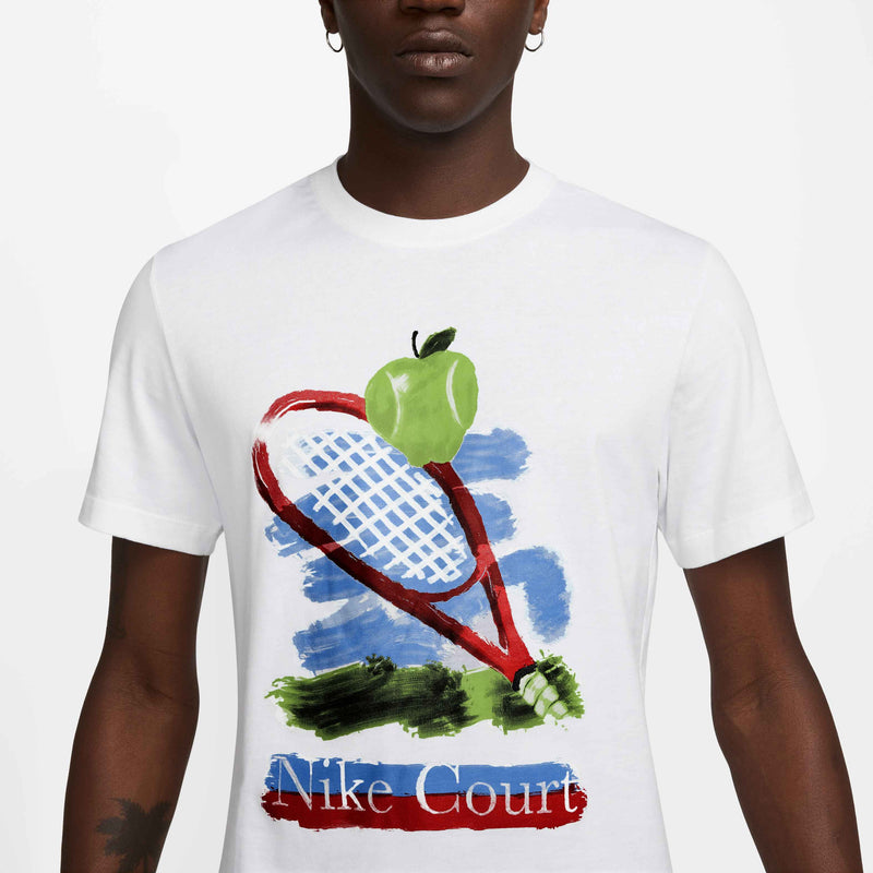 Men's Court US Open Tee in White