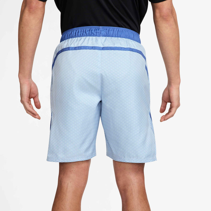 Men's Court Victory Dri-FIT 7" Tennis Shorts in Celestine Blue/Black
