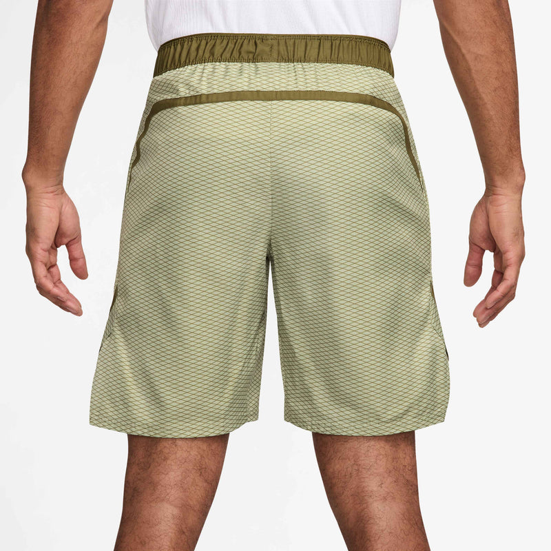 Men's Court Victory Dri-FIT 7" Tennis Shorts in Olive Aura/White